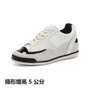 增高鞋 5 公分｜女士日常｜隱形增高小白鞋｜維也納