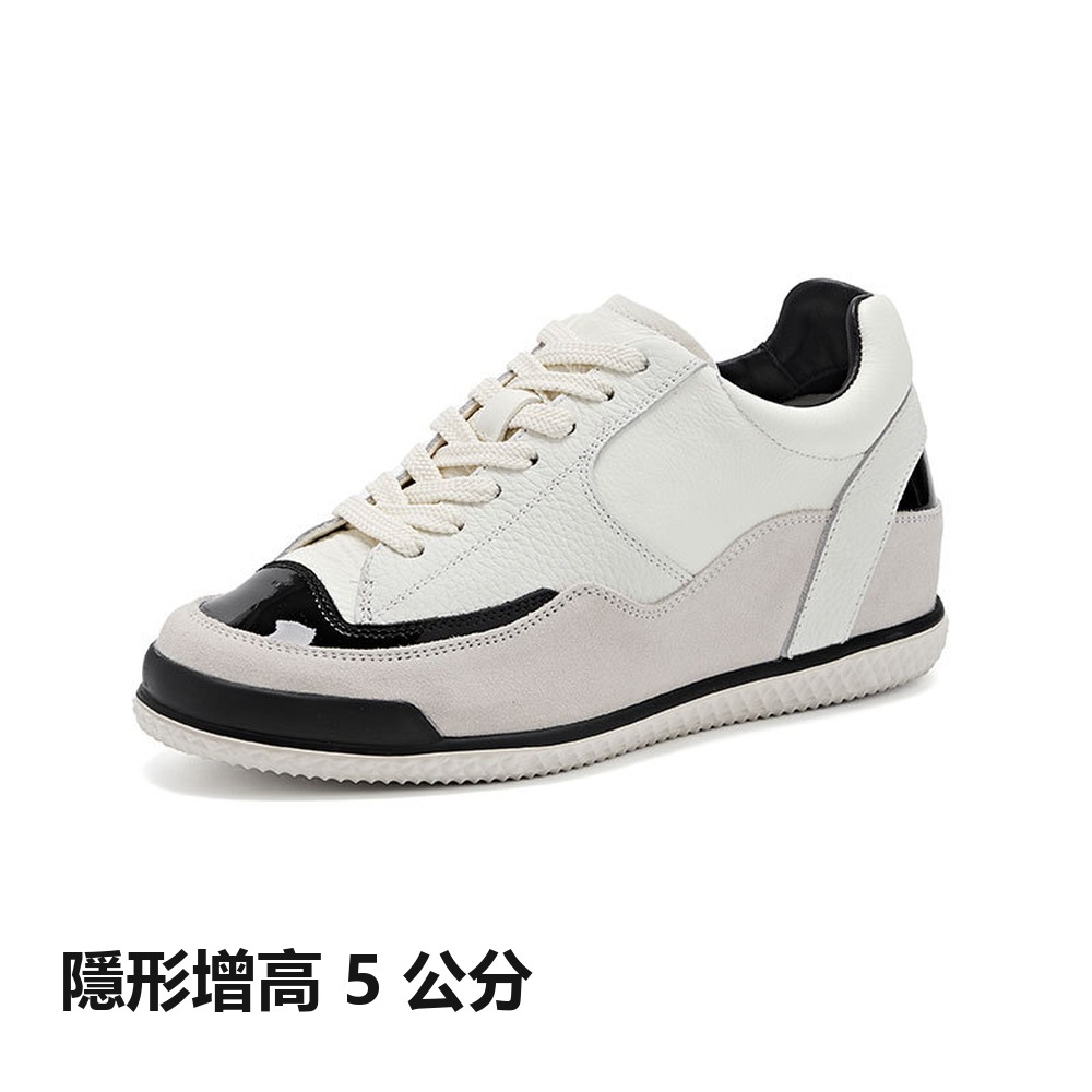 增高鞋 5 公分|女士日常|隱形增高小白鞋|維也納