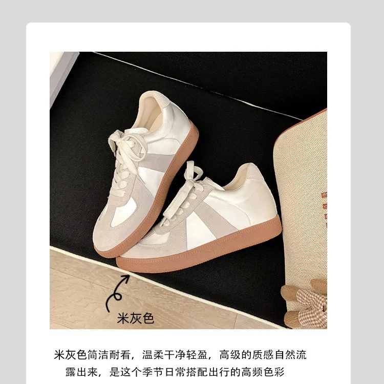 增高鞋 6 公分|女士日常|牛皮拼接德訓鞋|佛羅倫斯