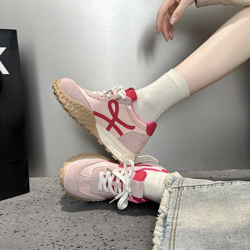 增高鞋 7 公分|女士厚底|真皮老爹鞋德訓休閒運動鞋:圖片 8