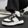 增高鞋 7 公分｜男女同款｜頭層牛皮增高小白鞋 - main_02